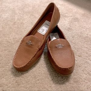 ✨NEVER WORN✨ COACH Saddle Brown Loafers